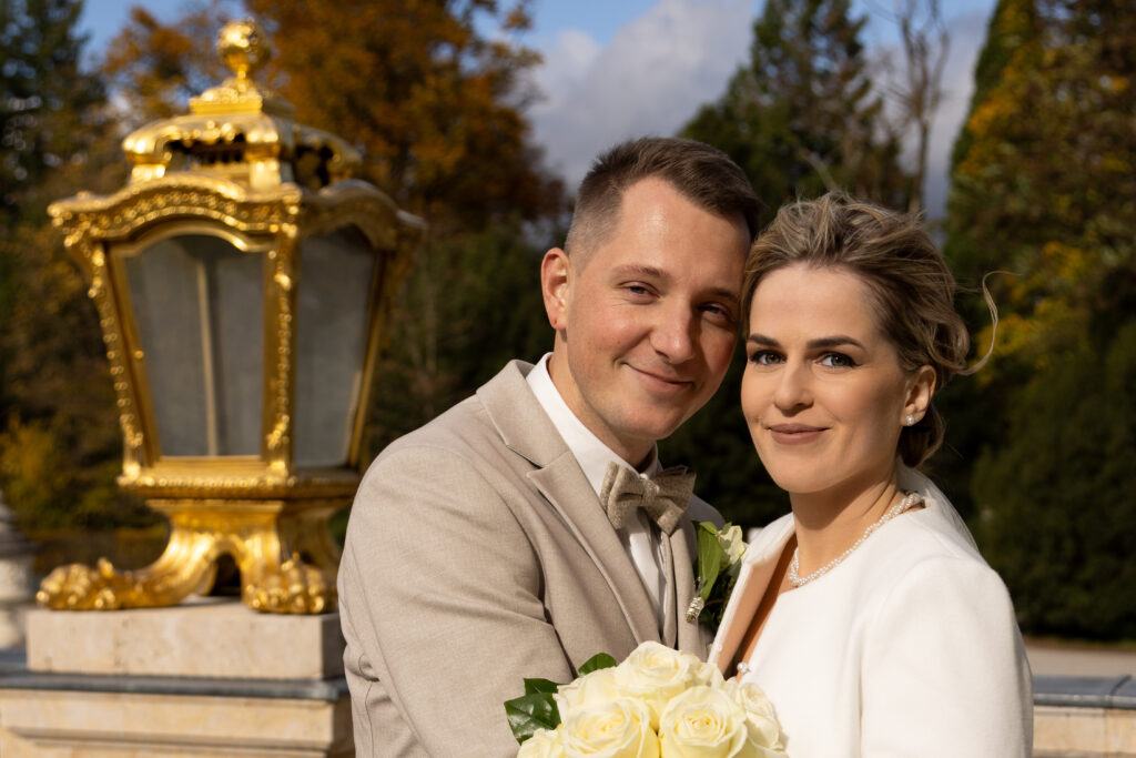 Outdoorshooting by Hochzeitsfotograf Michael Tschuschner Outdoorshooting im Nymphenburger Park